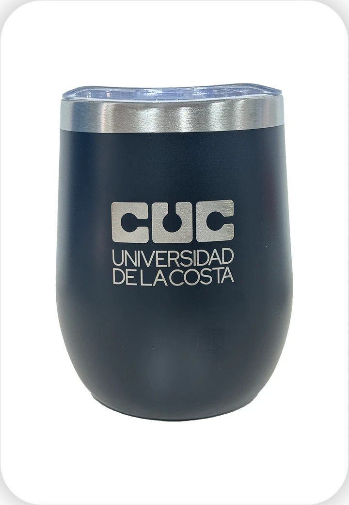 Vaso térmico con marca CUC Universidad de la Costa